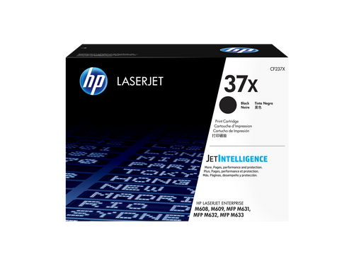 HP 37X Toner Cartridge (CF237X) — genuine HP original, factory sealed box