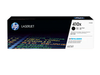 HP 410X Toner Cartridge (CF410X) — genuine HP original, factory sealed box