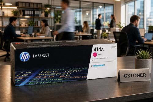 HP 414A Magenta Toner Cartridge — GS TONER studio photo