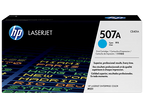 HP 507A Cyan Toner Cartridge (CE401A) — genuine HP original, factory sealed box