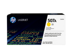 HP 507A Yellow Toner Cartridge (CE402A) — genuine HP original, factory sealed box