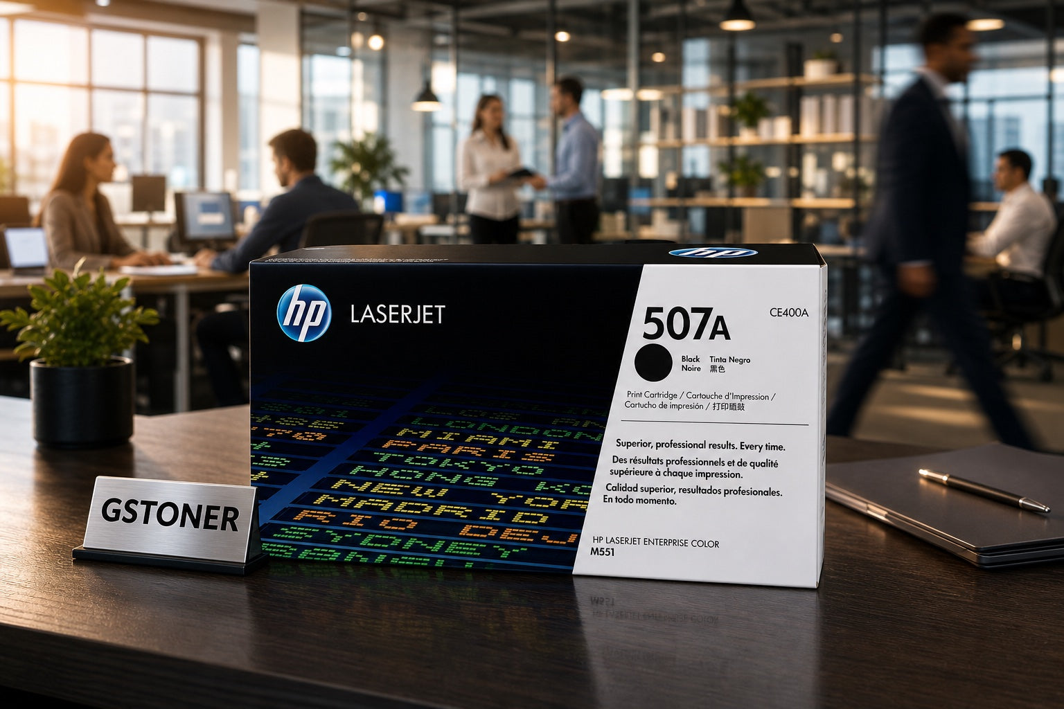 HP 507A Toner Cartridge — GS TONER studio photo