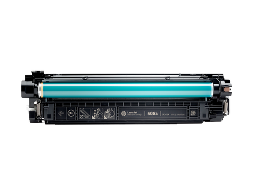 HP 508A Yellow Toner Cartridge (CF362A) — genuine HP original, factory sealed box