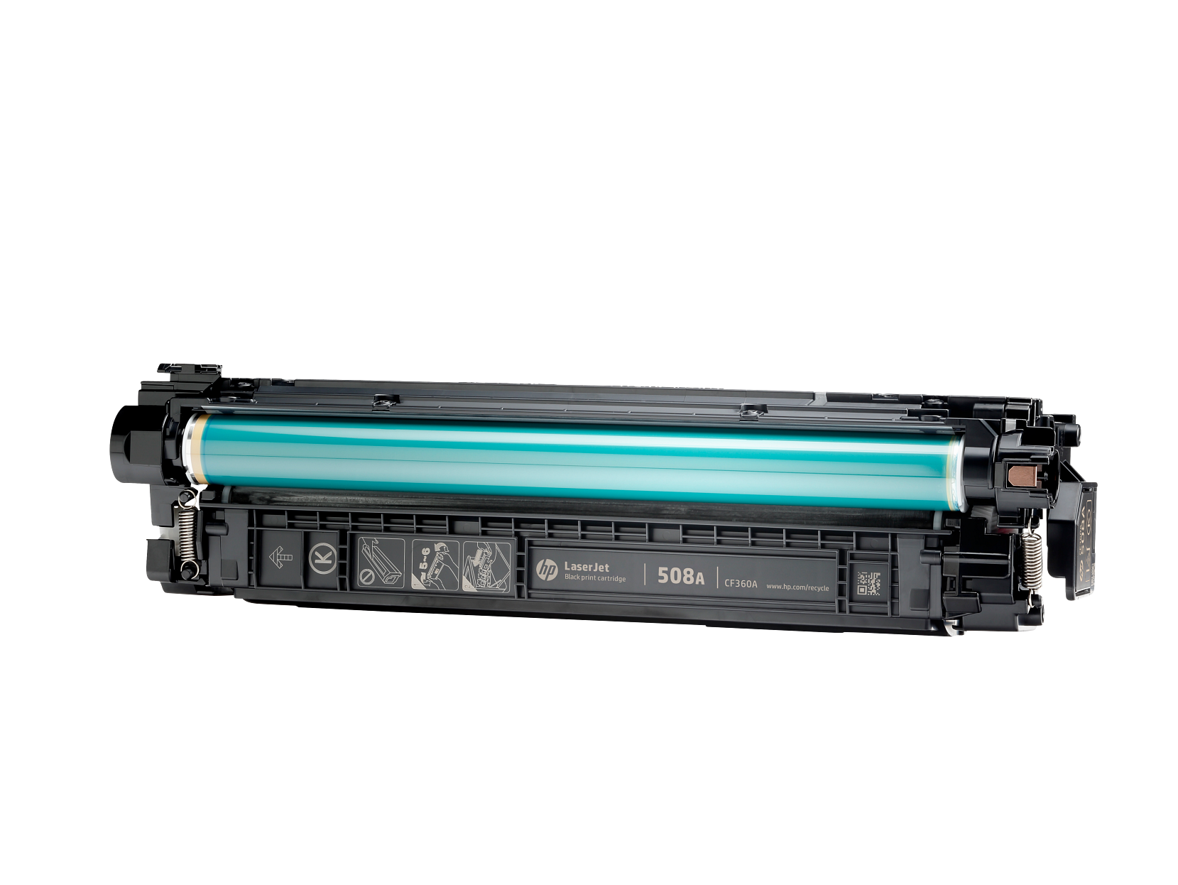 HP 508A Toner Cartridge (CF360A) — genuine HP original, factory sealed box