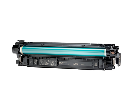 HP 508A Toner Cartridge (CF360A) — genuine HP original, factory sealed box