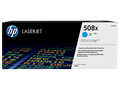 HP 508X Cyan Toner Cartridge (CF361X) — genuine HP original, factory sealed box