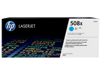 HP 508X Cyan Toner Cartridge (CF361X) — genuine HP original, factory sealed box