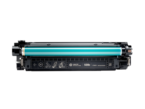 HP 508X Yellow Toner Cartridge (CF362X) — genuine HP original, factory sealed box