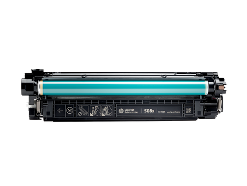 HP 508X Toner Cartridge (CF360X) — genuine HP original, factory sealed box