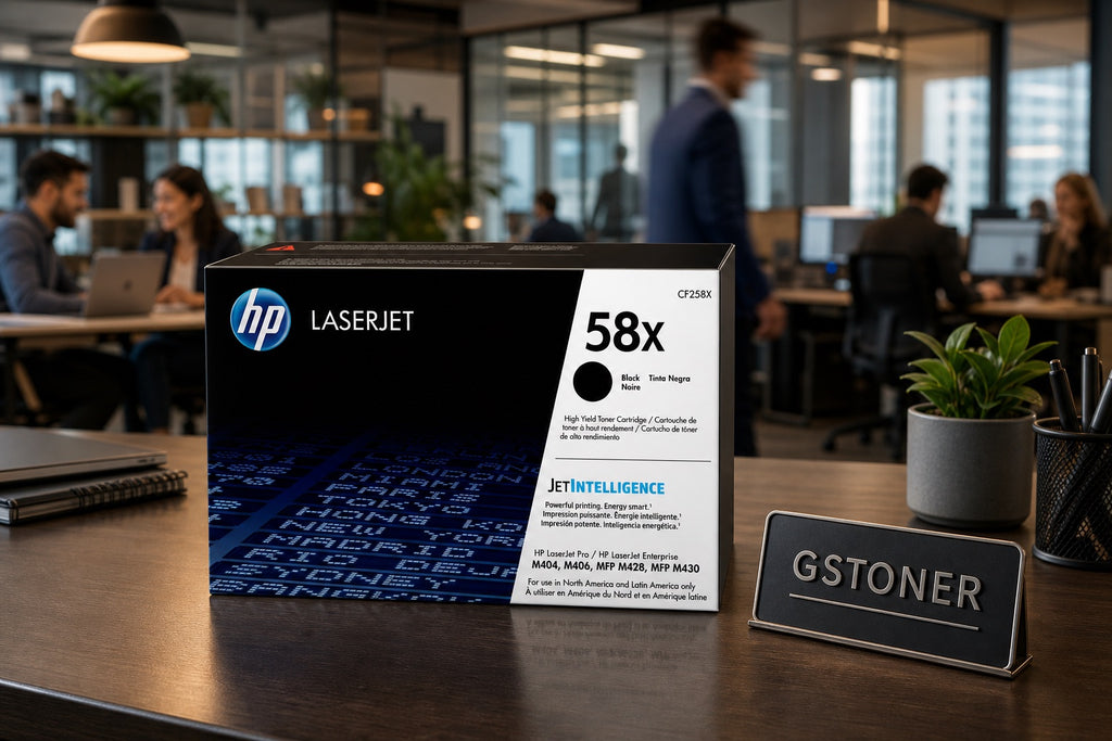 HP 58X Toner Cartridge — GS TONER studio photo