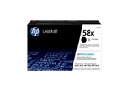 HP 58X Toner Cartridge (CF258X) — genuine HP original, factory sealed box