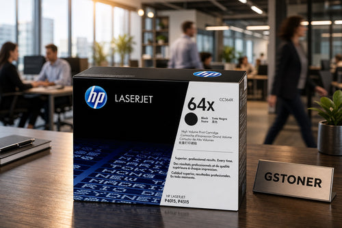 HP 64X Toner Cartridge — GS TONER studio photo