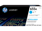HP 655A Cyan Toner Cartridge (CF451A) — genuine HP original, factory sealed box