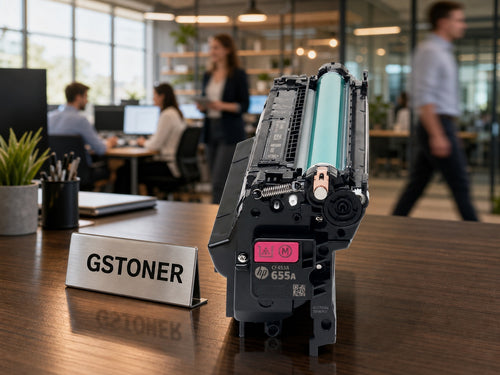 HP 655A Magenta Toner Cartridge — GS TONER studio photo