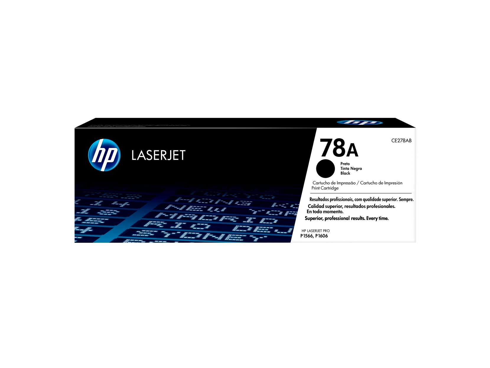 HP 78A Toner Cartridge (CE278A) — genuine HP original, factory sealed box