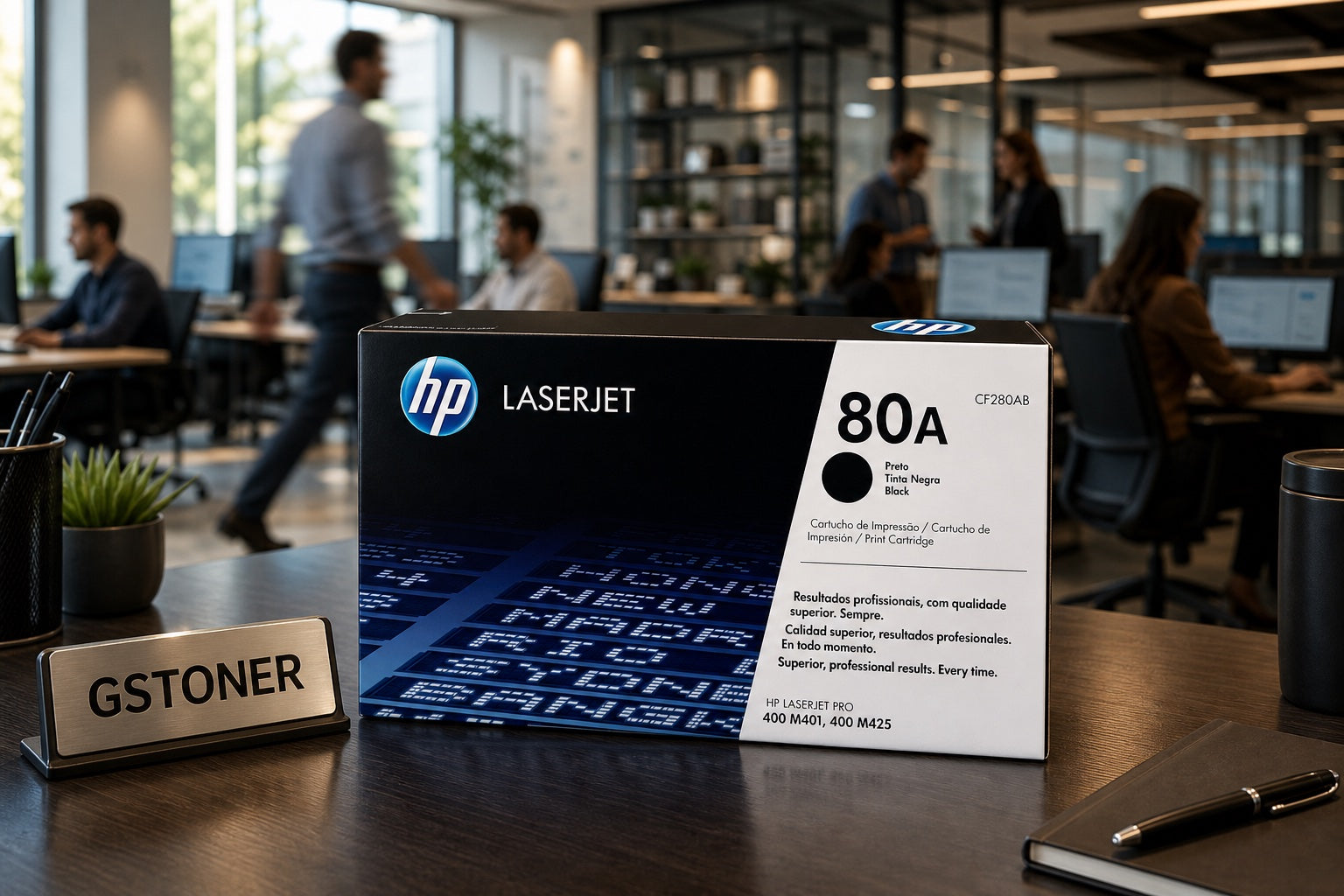 HP 80A Toner Cartridge — GS TONER studio photo