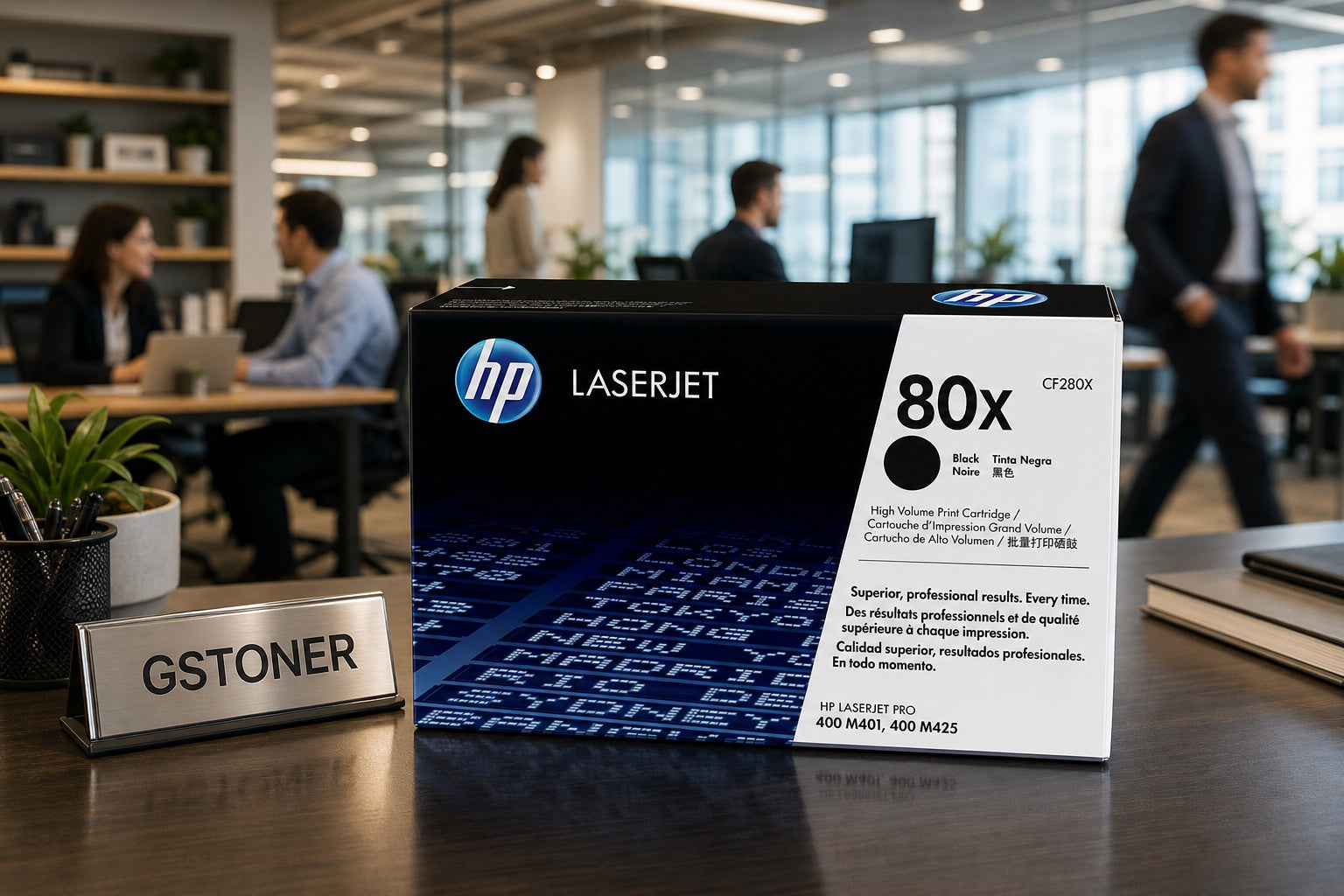 HP 80X Toner Cartridge — GS TONER studio photo