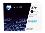HP 87X Toner Cartridge (CF287X) — genuine HP original, factory sealed box