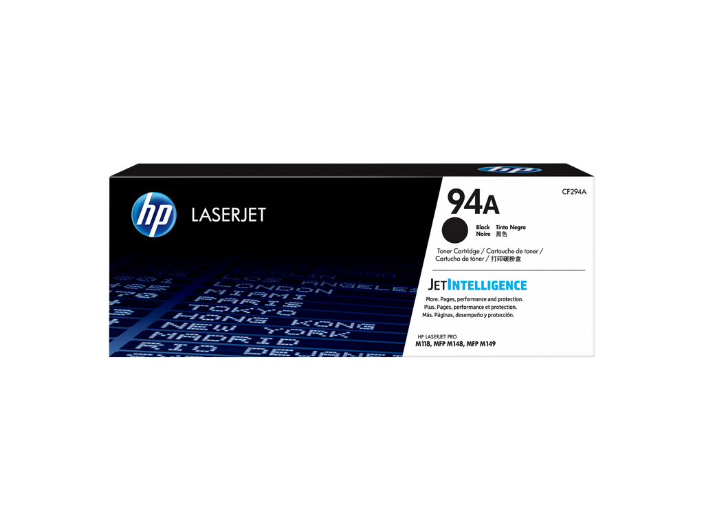 HP 94A Toner Cartridge (CF294A) — genuine HP original, factory sealed box
