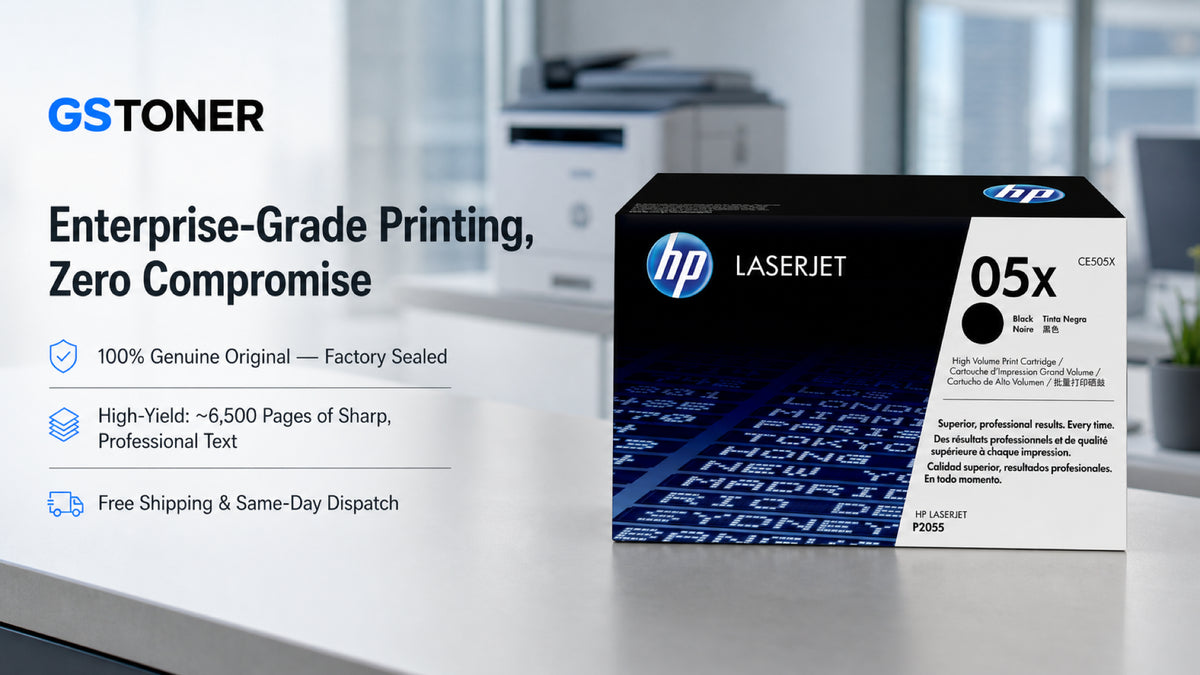 HP 05X Toner Cartridge — GS Toner