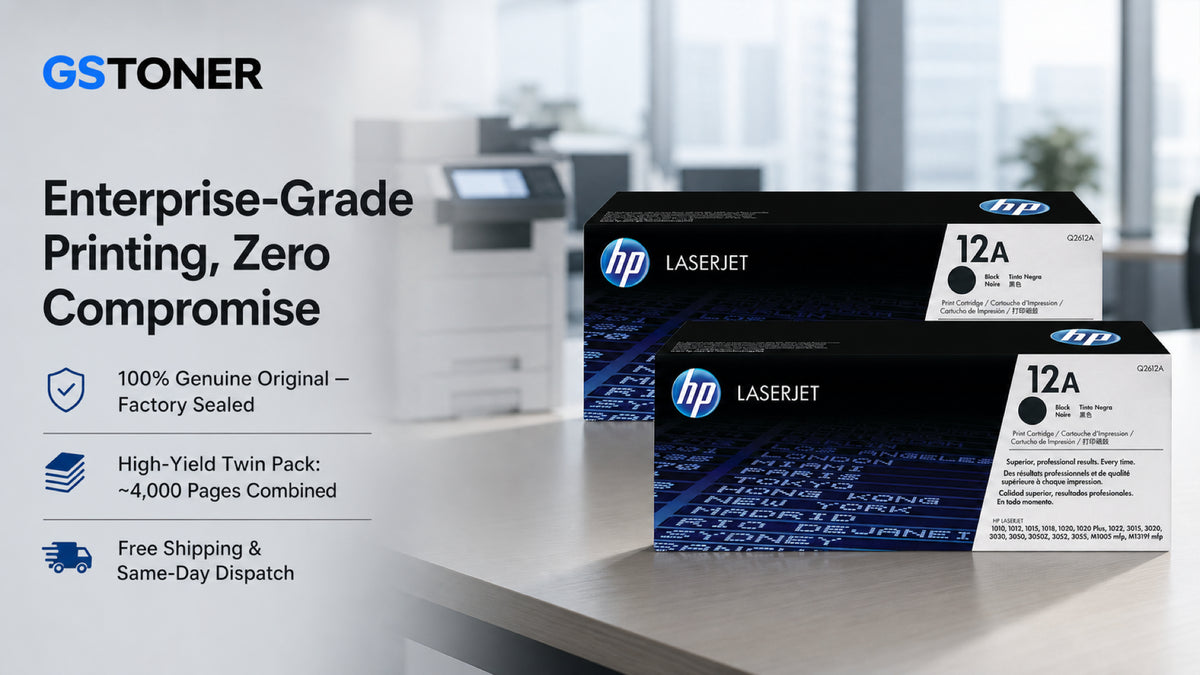 HP 12A Toner Cartridge 2-Pack — GS Toner