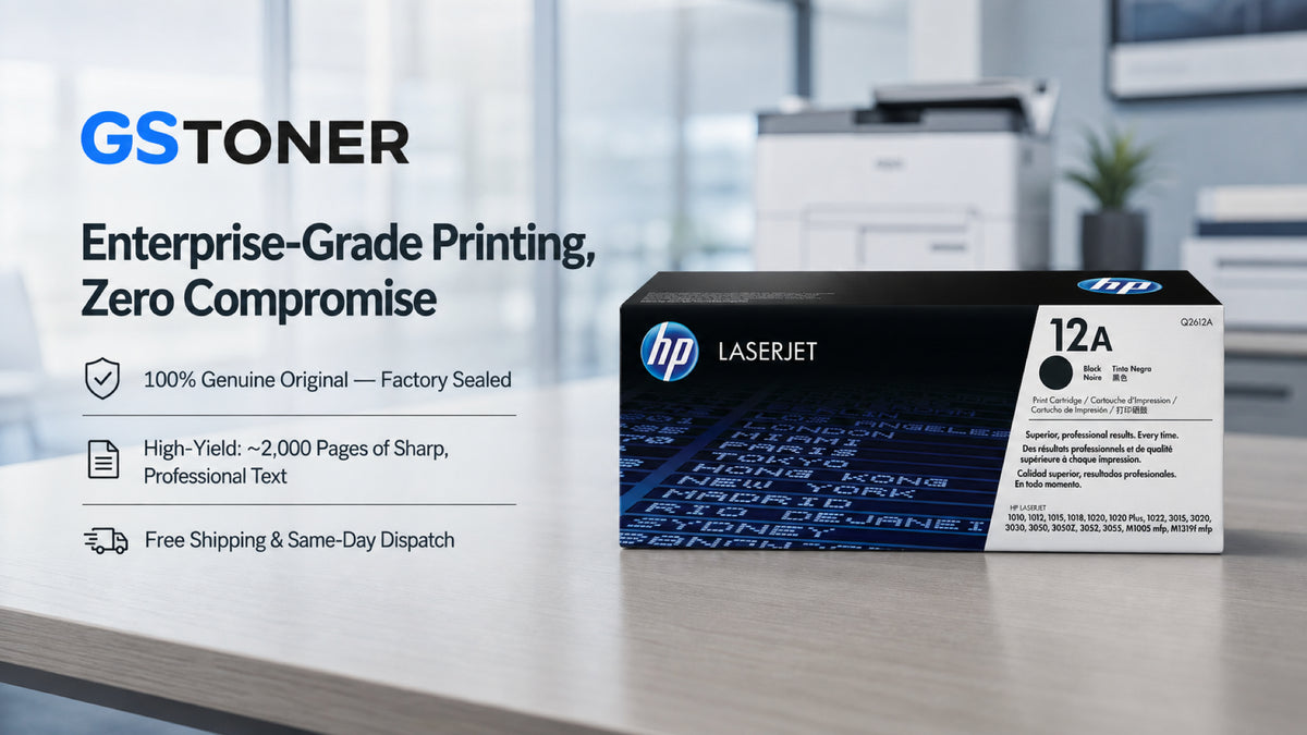 HP 12A Toner Cartridge — GS Toner