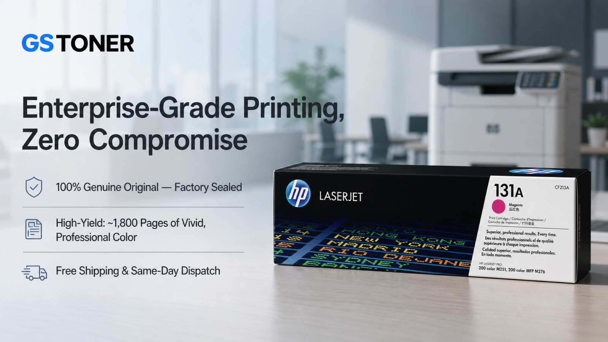 HP 131A Magenta Toner Cartridge — GS Toner