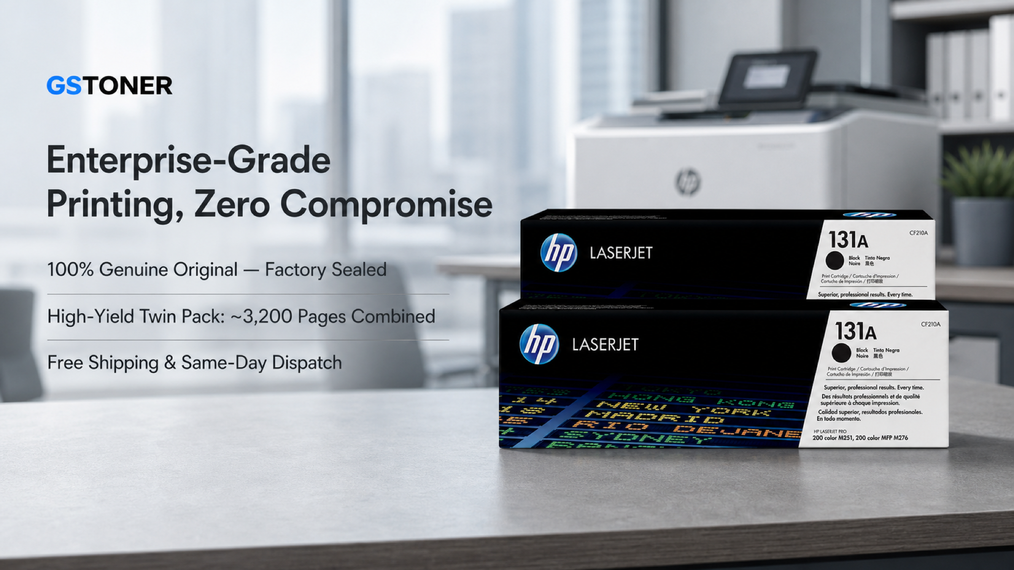 HP 131A Toner Cartridge 2-Pack — GS Toner