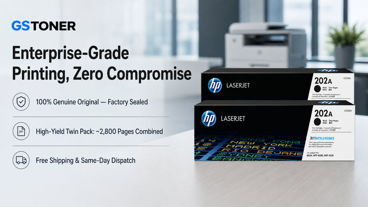 HP 202A Toner Cartridge 2-Pack — GS Toner