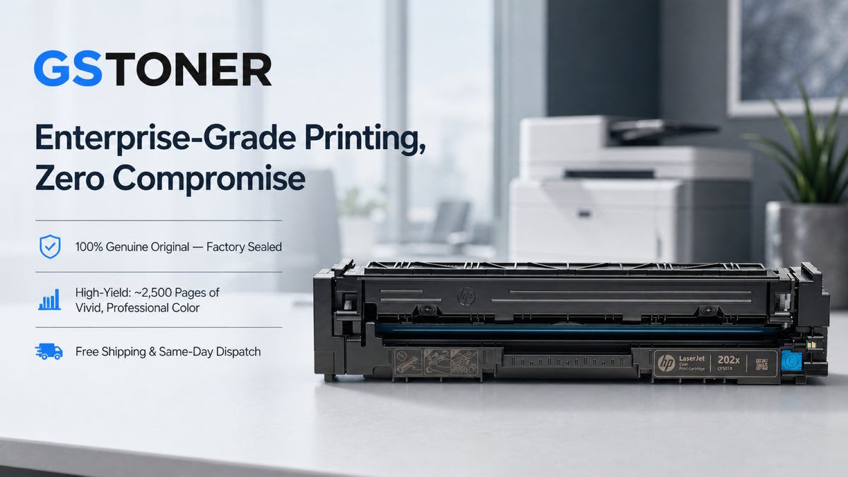 HP 202X Cyan Toner Cartridge — GS Toner