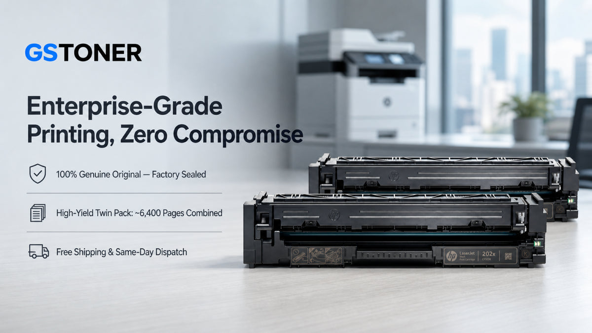 HP 202X Toner Cartridge 2-Pack — GS Toner