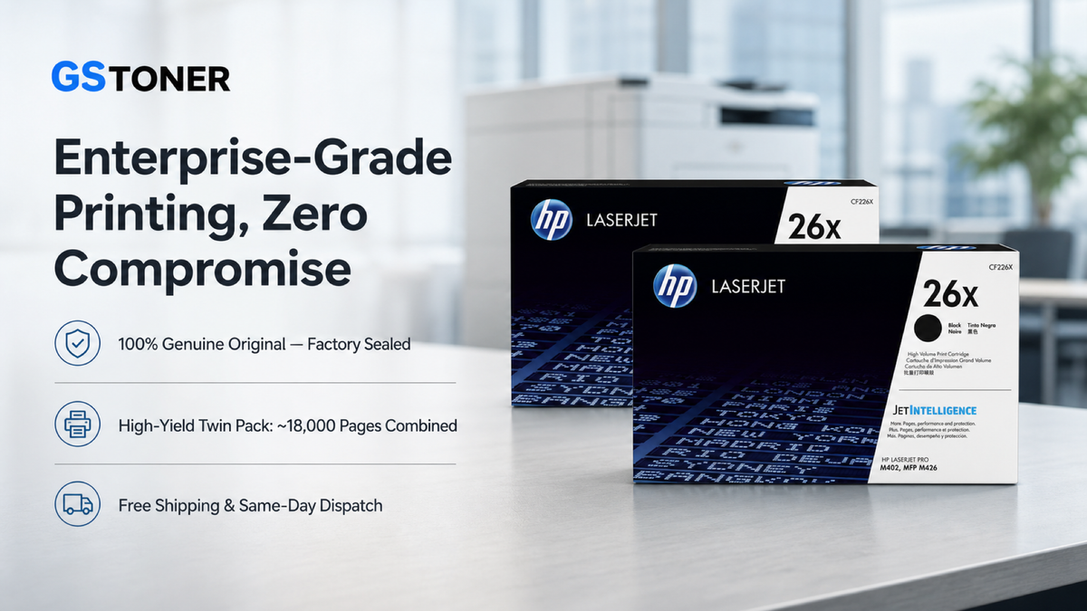 HP 26X Toner Cartridge 2-Pack — GS Toner