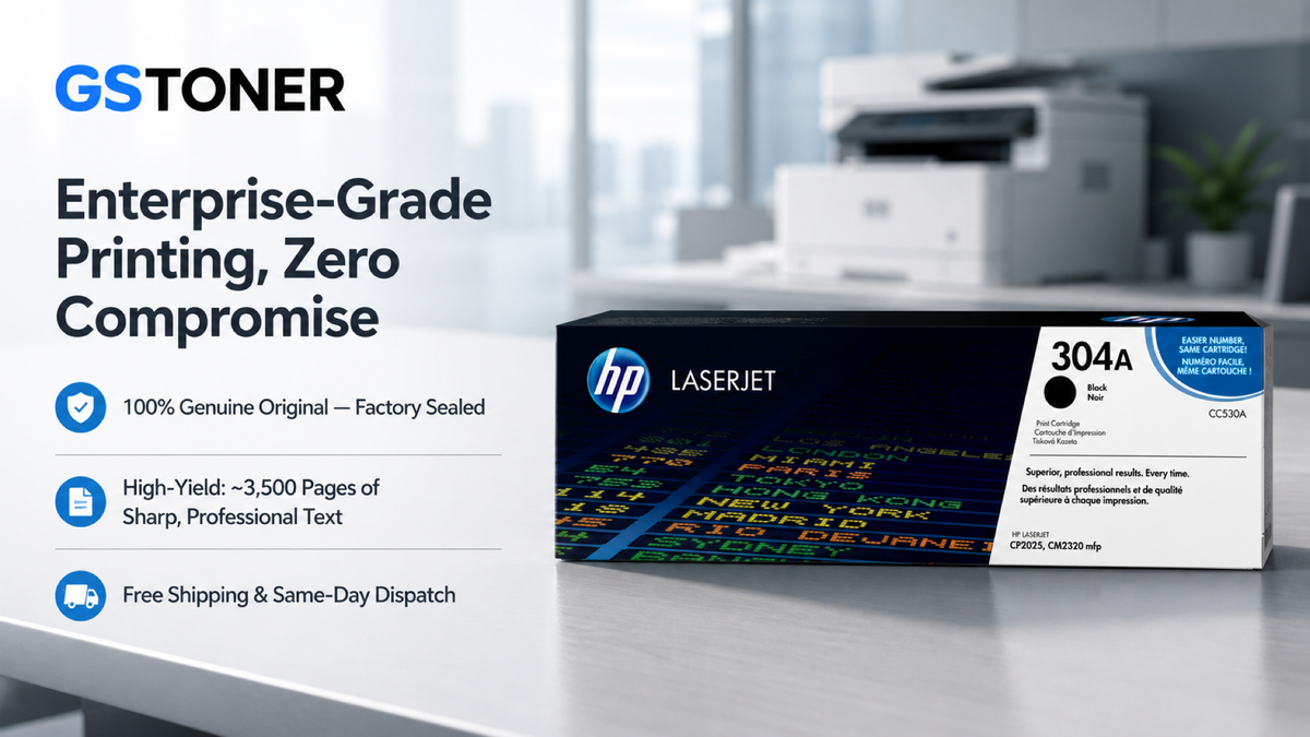 HP 304A Toner Cartridge — GS Toner