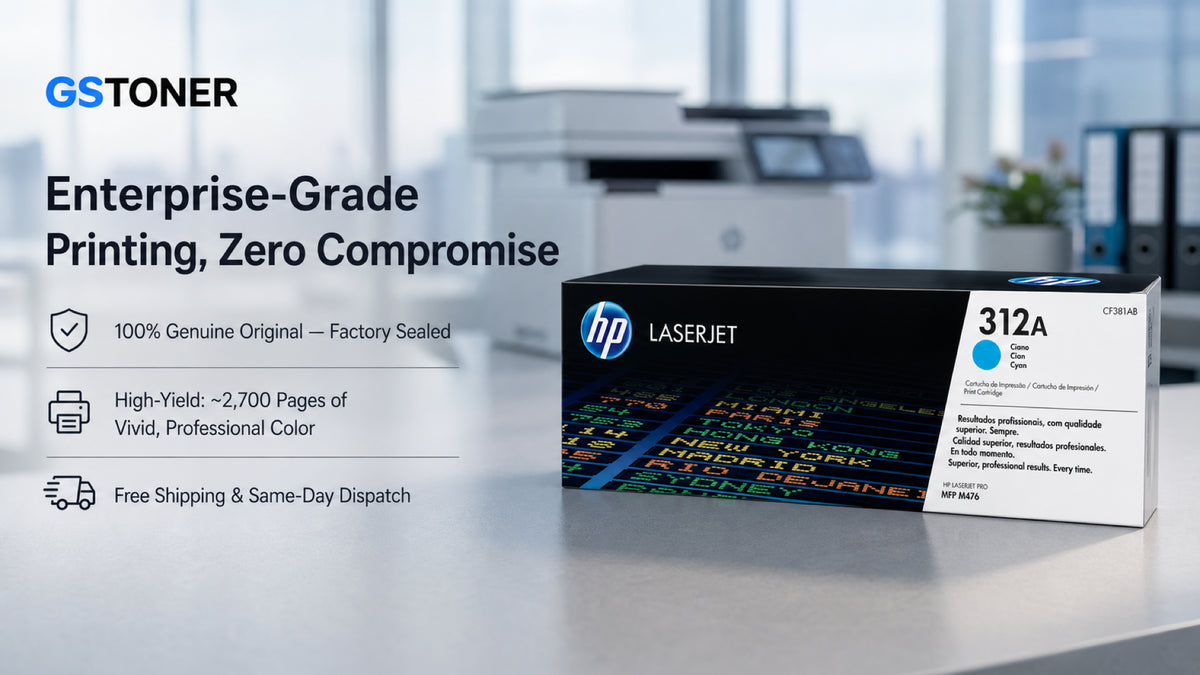 HP 312A Cyan Toner Cartridge — GS Toner