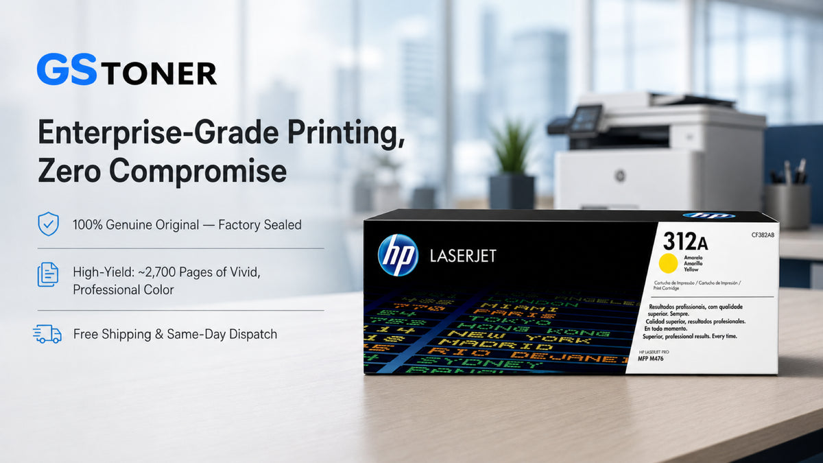 HP 312A Yellow Toner Cartridge — GS Toner
