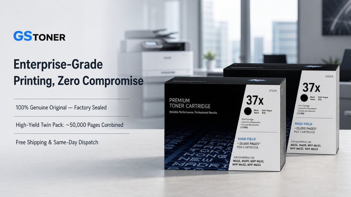 HP 37X Toner Cartridge 2-Pack — GS Toner