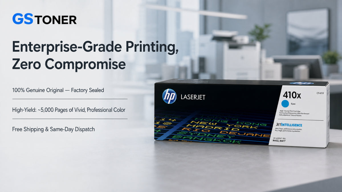 HP 410X Cyan Toner Cartridge — GS Toner