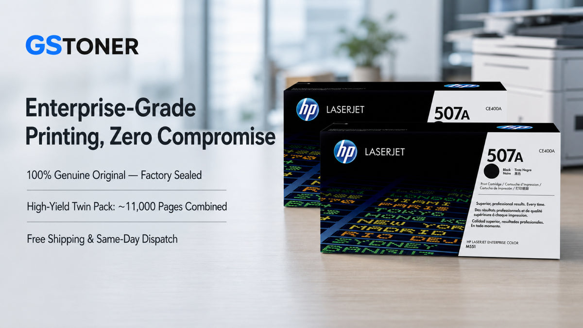 HP 507A Toner Cartridge 2-Pack — GS Toner