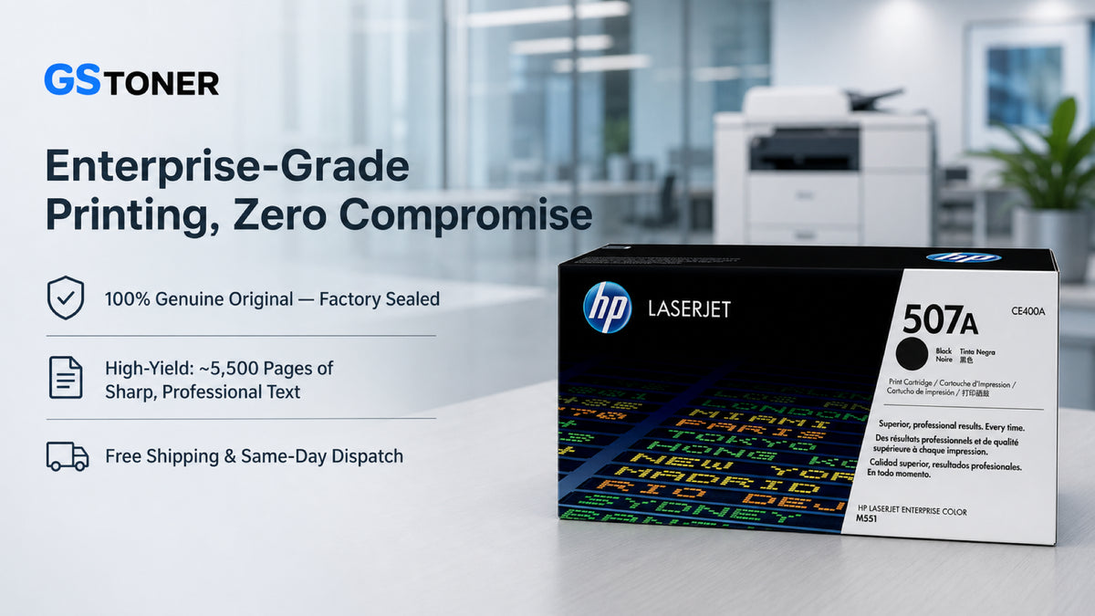 HP 507A Toner Cartridge — GS Toner