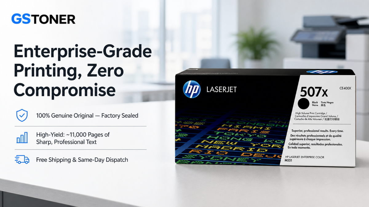 HP 507X Toner Cartridge — GS Toner