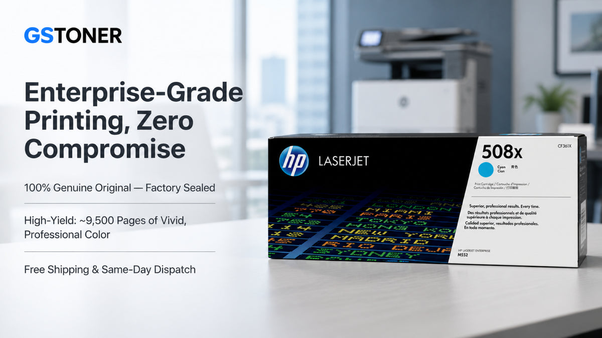HP 508X Cyan Toner Cartridge — GS Toner