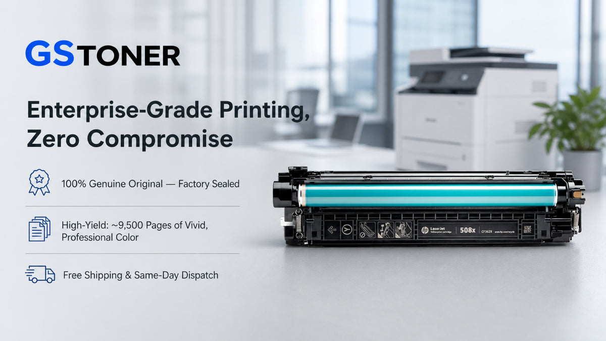 HP 508X Yellow Toner Cartridge — GS Toner