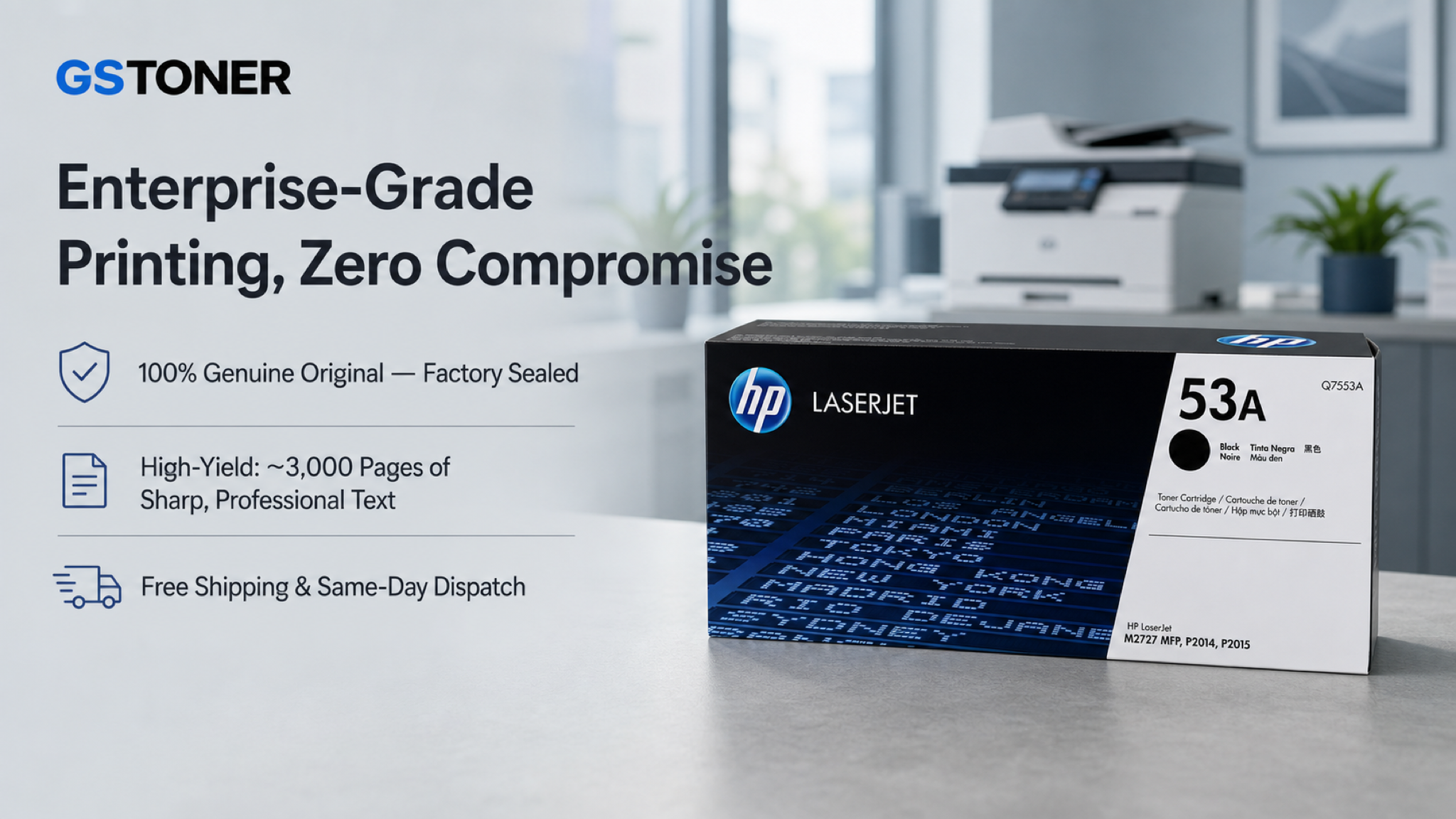 HP 53A Toner Cartridge — GS Toner