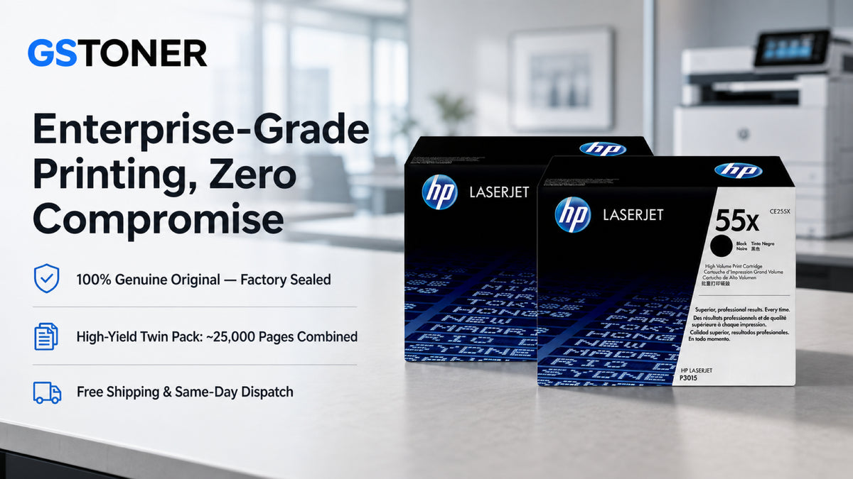 HP 55X Toner Cartridge 2-Pack — GS Toner