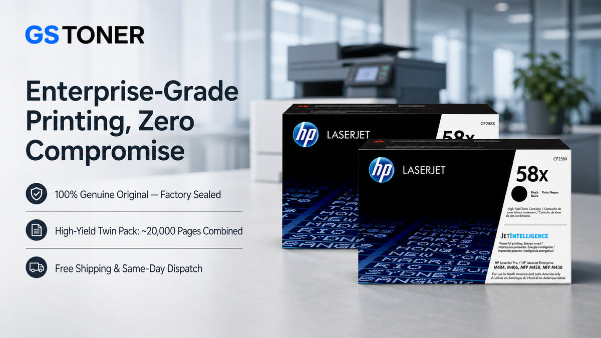 HP 58X Toner Cartridge 2-Pack — GS Toner