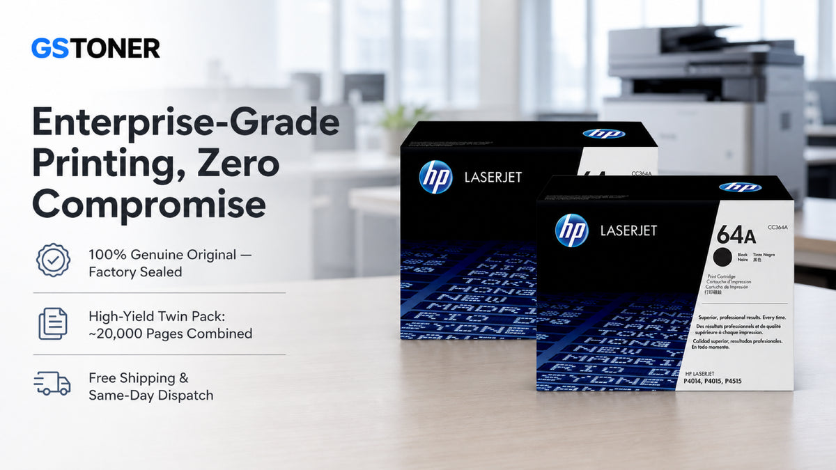 HP 64A Toner Cartridge 2-Pack — GS Toner