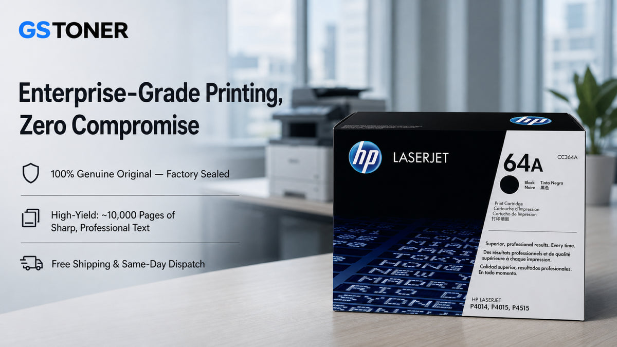 HP 64A Toner Cartridge — GS Toner