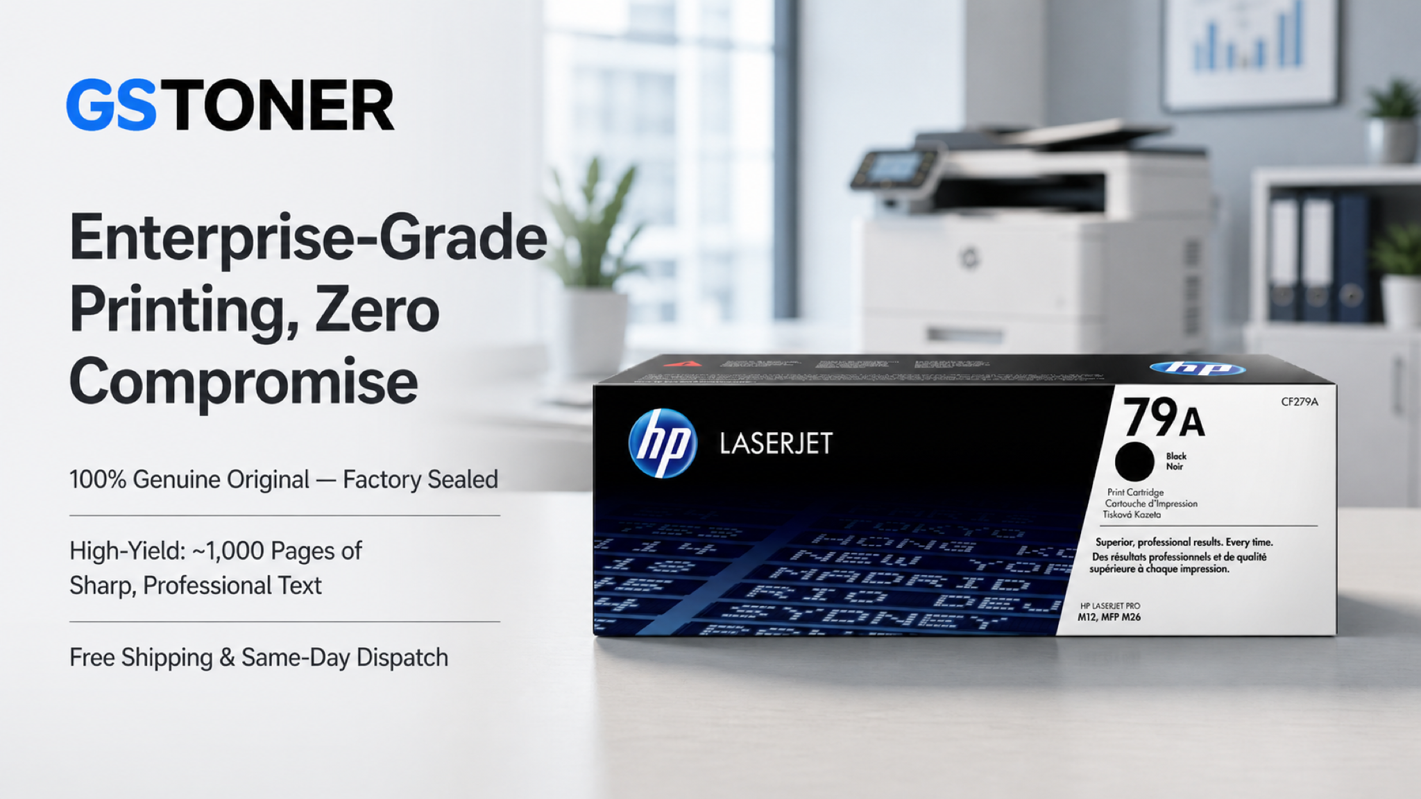 HP 79A Toner Cartridge — GS Toner
