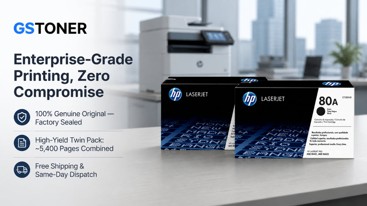HP 80A Toner Cartridge 2-Pack — GS Toner
