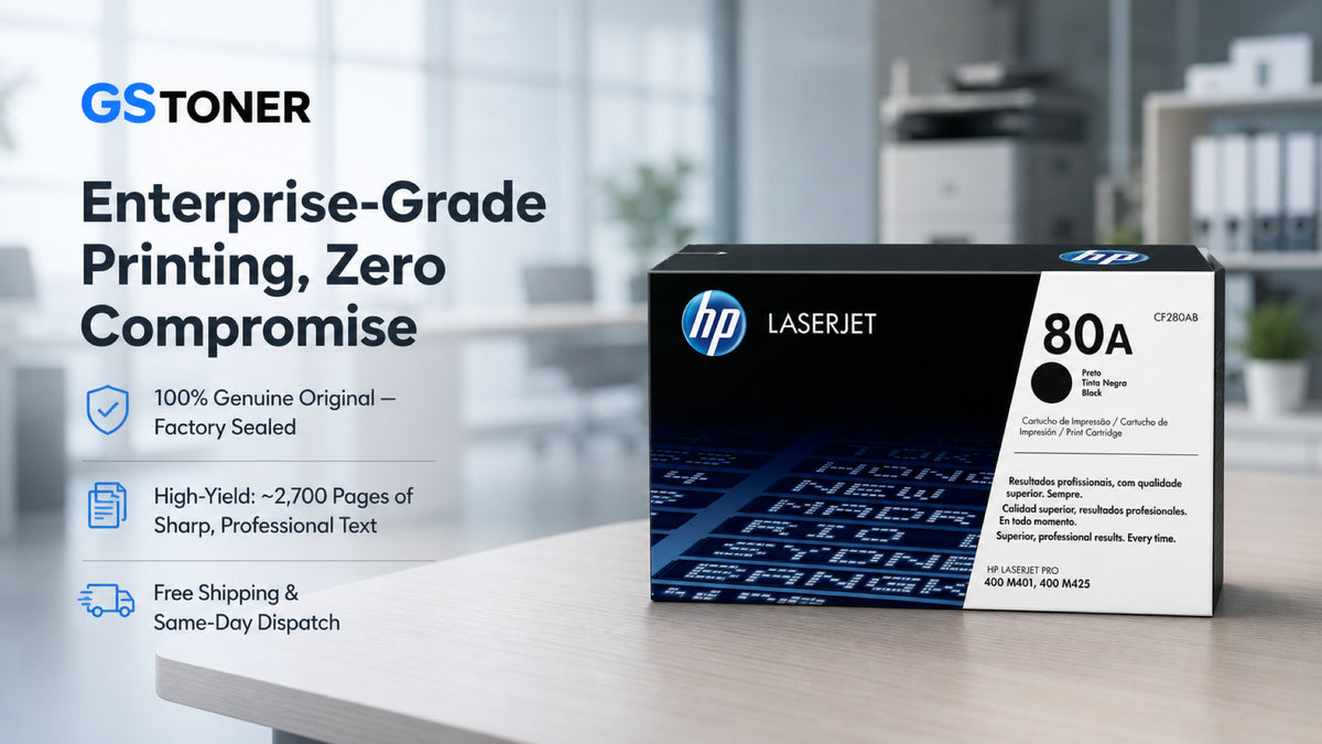 HP 80A Toner Cartridge — GS Toner